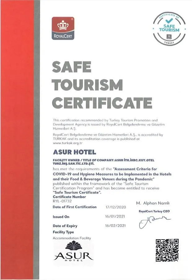 Asur Hotel Istanbul